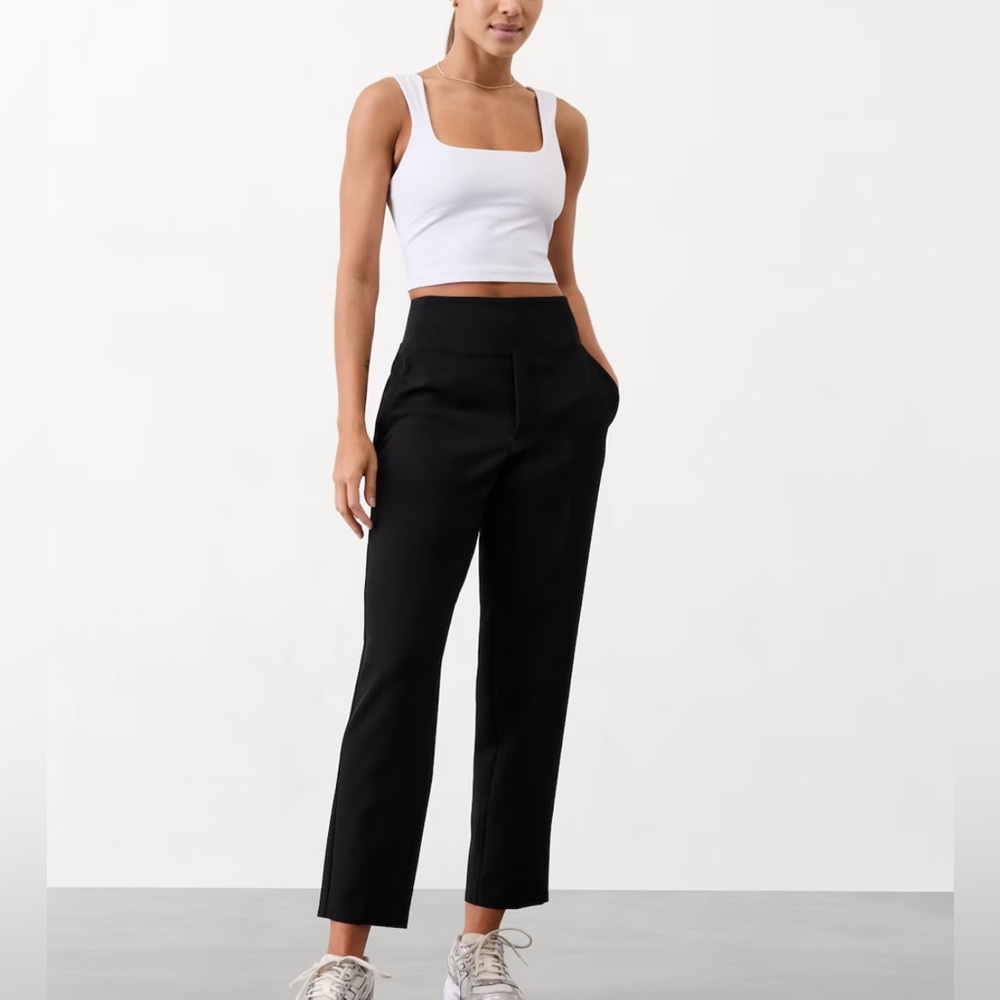 Athleta Pants Womens 12 Black Endless High Rise Stretch